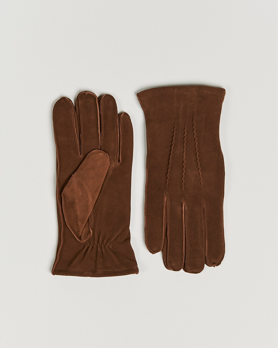 Herren | | GANT | Classic Suede Gloves Clay Brown