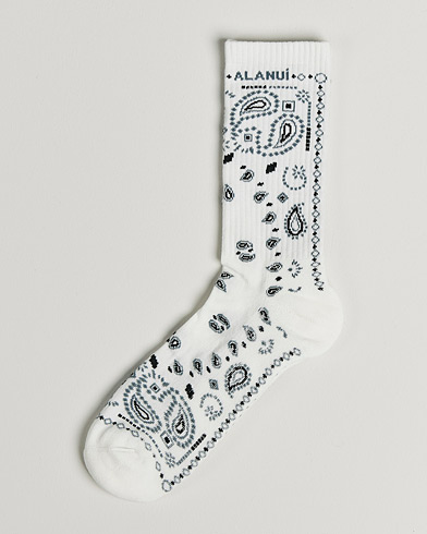 Herren | Alanui | Alanui | Bandana Printed Socks White
