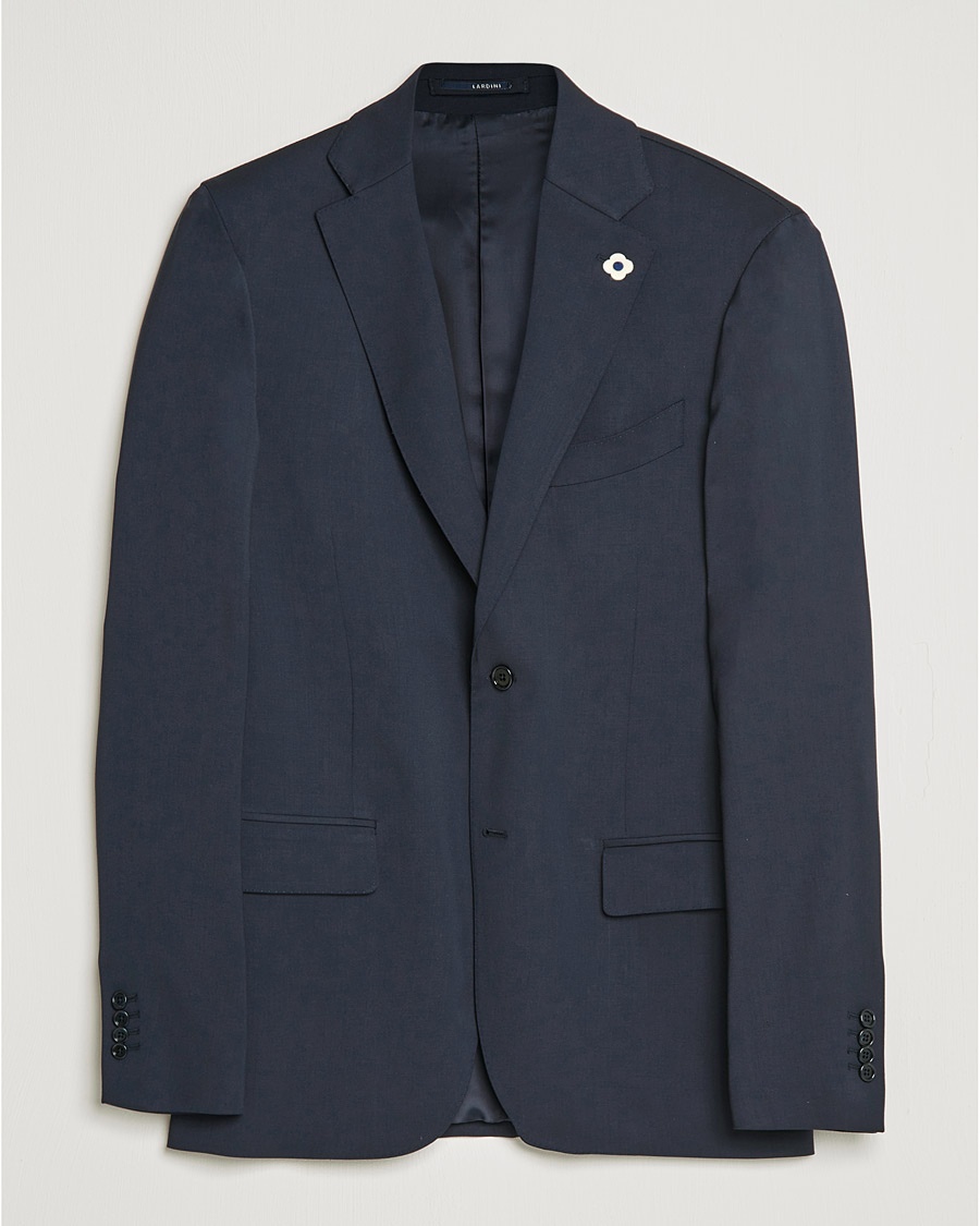  Two Button Wool Blazer  Navy