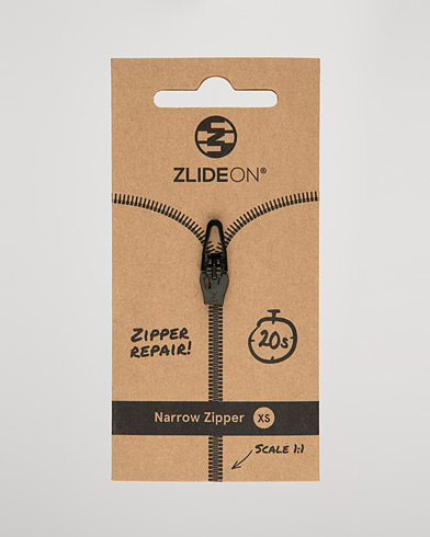Herren |  | ZlideOn | Narrow Zipper Black XS