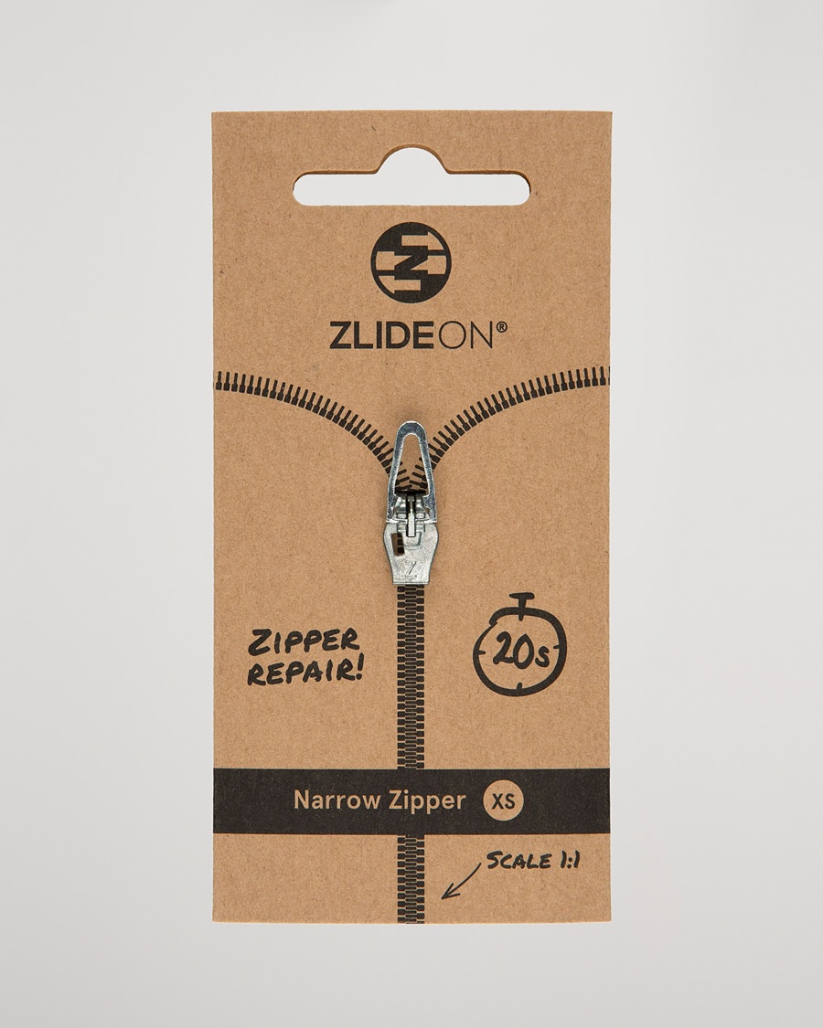 Herren | Textilpflege | ZlideOn | Narrow Zipper Silver XS