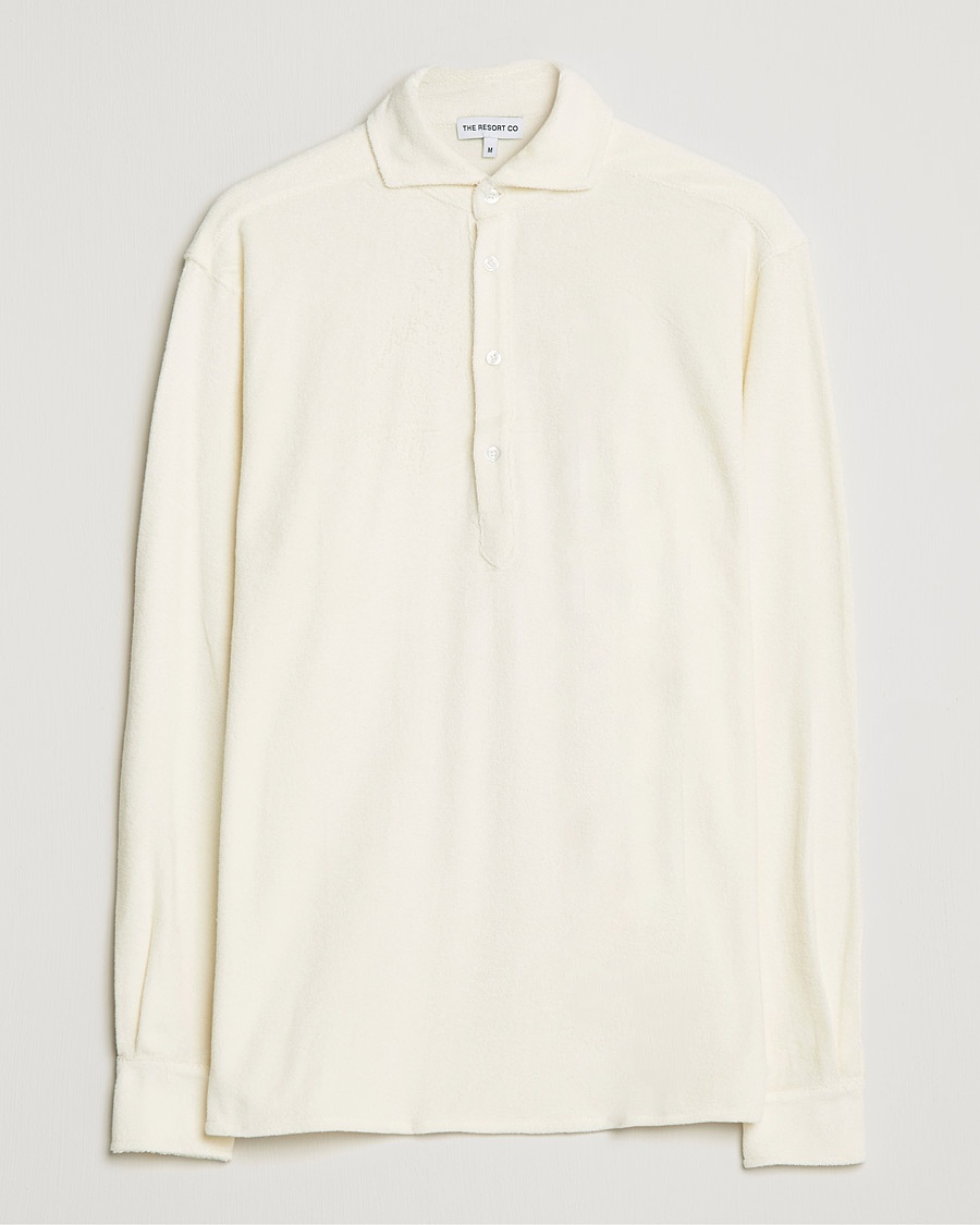 Herren | The Resort Co | The Resort Co | Terry Popover Shirt White