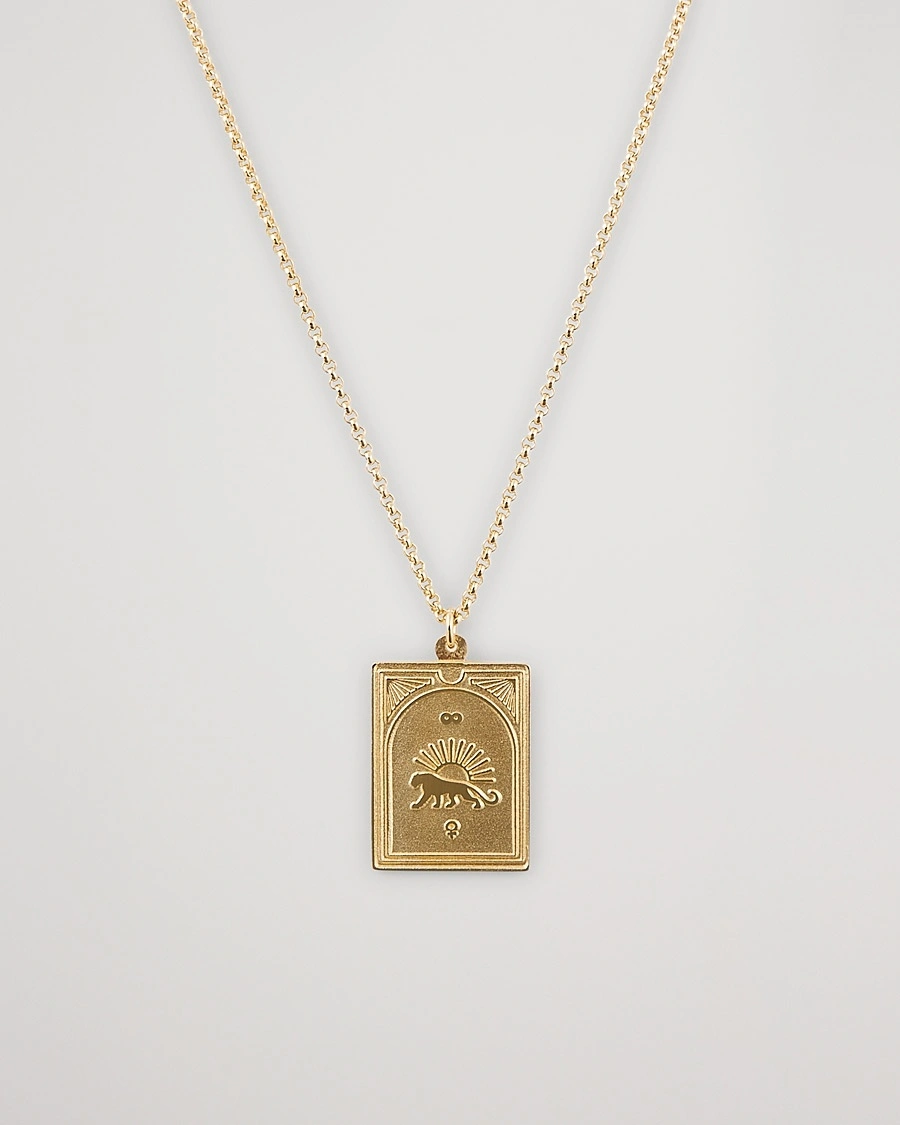 Tom Wood Tarot Strength Pendant Necklace Gold – Gold