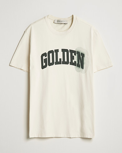 Herren | Golden Goose Deluxe Brand | Golden Goose Deluxe Brand | Journey Logo T-Shirt Bone White