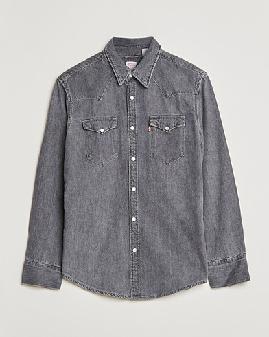 Herren | Freizeithemden | Levi's | Barstow Western Standard Shirt Gray Stonewash
