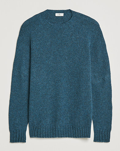 Herren | Etro | Etro | Crew Neck Sweater Dark Blue