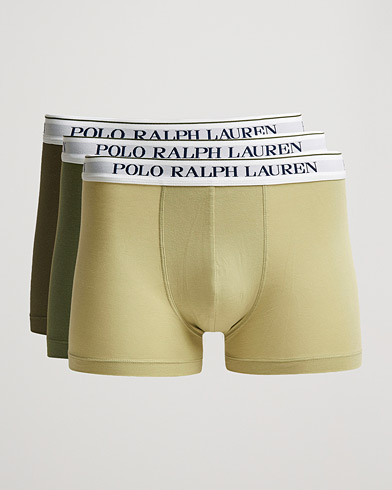 Herren | Unterwäsche | Polo Ralph Lauren | 3-Pack Trunk Light Olive/Olive/Green