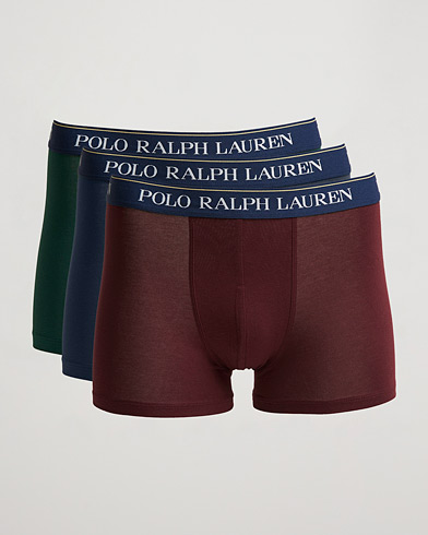 Herren | Unterwäsche | Polo Ralph Lauren | 3-Pack Trunk Navy/College Green/Red