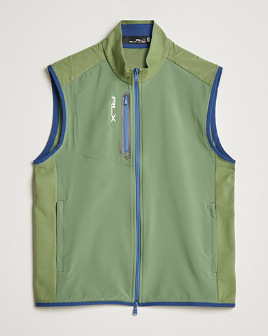 Herren |  | RLX Ralph Lauren | Techy Terry Vest Cargo Green/Light Navy