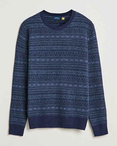 Herren | Special gifts | Polo Ralph Lauren | Wool/Cashmere Fairisle Knitted Sweater Navy