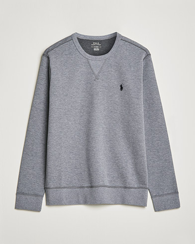 Herren | Graue Sweatshirts | Polo Ralph Lauren | Double Knit Sweatshirt Classic Grey Heather