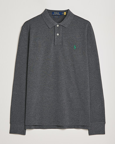 Herren | Preppy Authentic | Polo Ralph Lauren | Custom Slim Fit Long Sleeve Polo Barclay Heathe