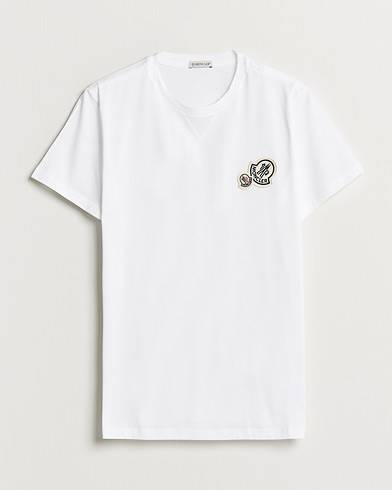 Herren | T-Shirts | Moncler | Double Logo T-Shirt White