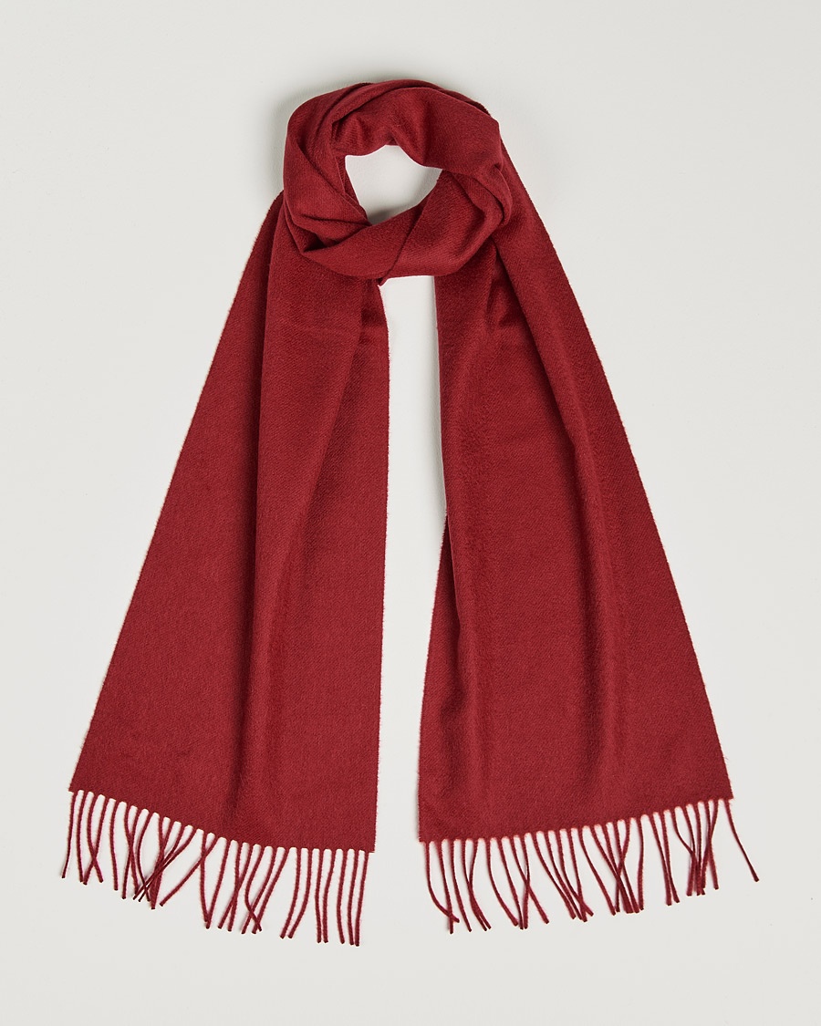Herren | Johnstons of Elgin | Johnstons of Elgin | Cashmere Scarf Wine