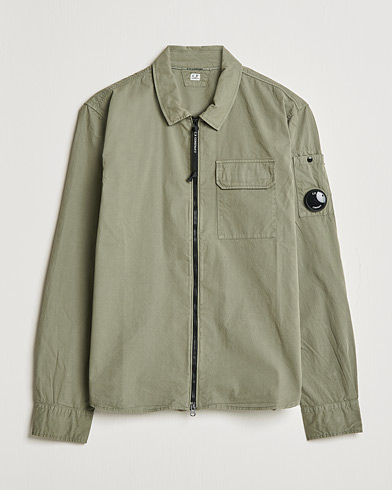 Herren | C.P. Company | C.P. Company | Garment Dyed Gabardine Overshirt Green