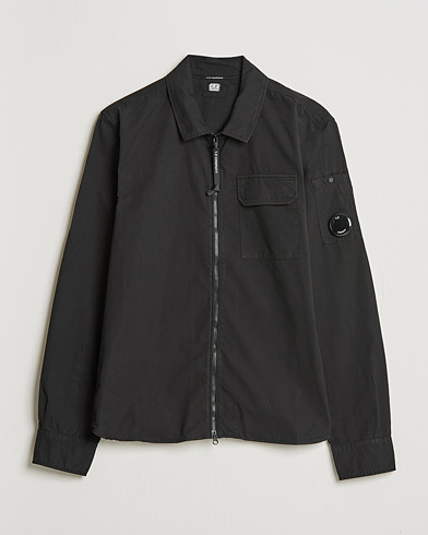 Herren | C.P. Company | C.P. Company | Garment Dyed Gabardine Overshirt Black