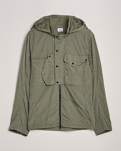 Herren | C.P. Company | C.P. Company | Chrome R Hooded Shirt Jacket Green