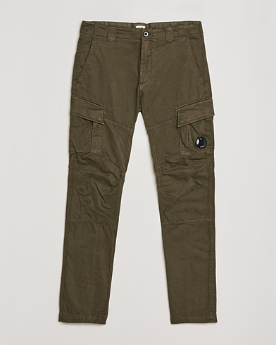 Herren | Hosen | C.P. Company | Stretch Satin Lens Cargo Pants Olive