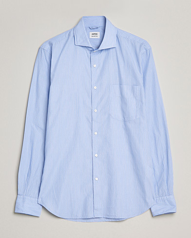 Herren | Freizeithemden | Aspesi | Striped Poplin Shirt Light Blue