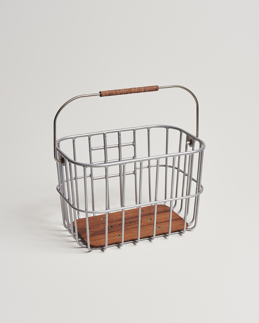 Herren | | Brooks England | Hoxton Bike Basket Aluminium