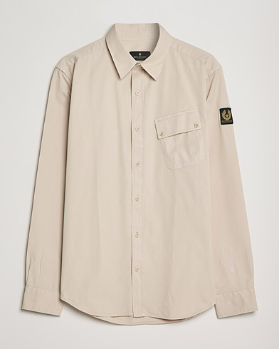 Herren | Freizeithemden | Belstaff | Pitch Cotton Pocket Shirt Fawn