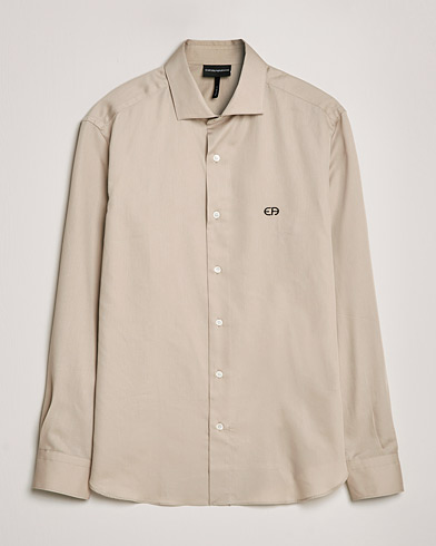Herren | Emporio Armani | Emporio Armani | Light Cotton Shirt Beige