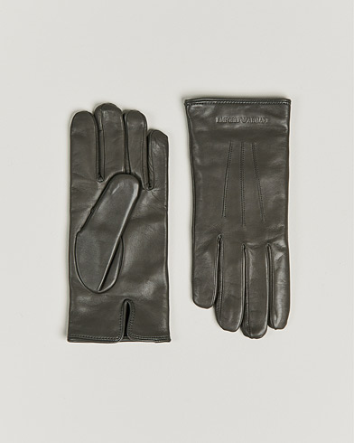 Herren | Sale accessoires | Emporio Armani | Leather Gloves Grey