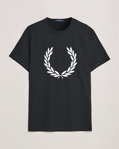 Herren |  | Fred Perry | Laurel Wreath T-Shirt Black