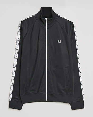 Herren | Kleidung | Fred Perry | Taped Track Jacket Black