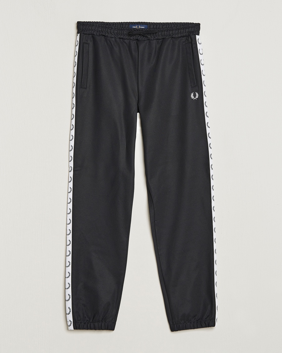 Fred Perry Taped Track Pants Black – Schwarz