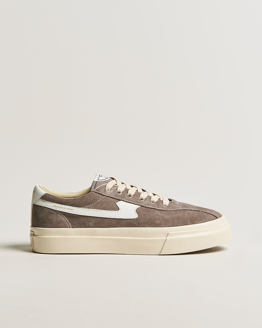 Herren | | Stepney Workers Club | Dellow S-Strike Suede Sneaker Grey/White