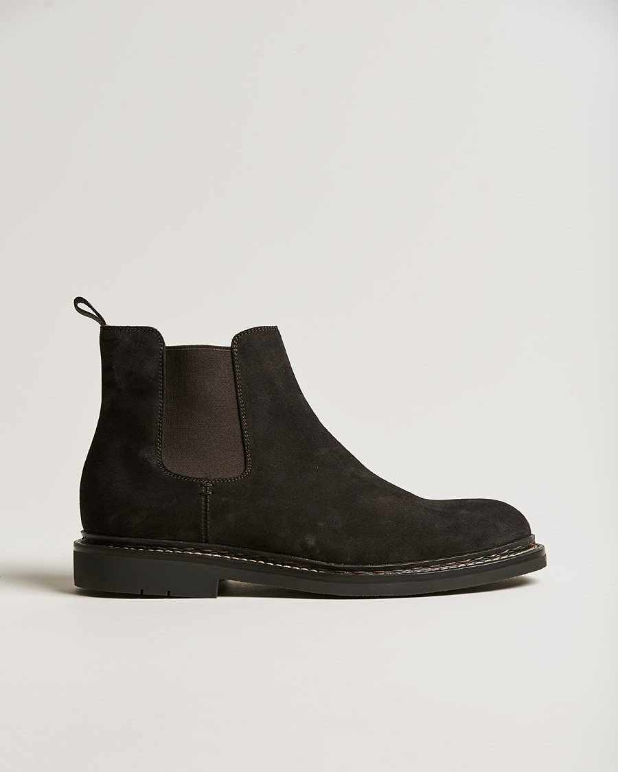 Herren | | Heschung | Tremble Hydrovelours Sude Boot Brown