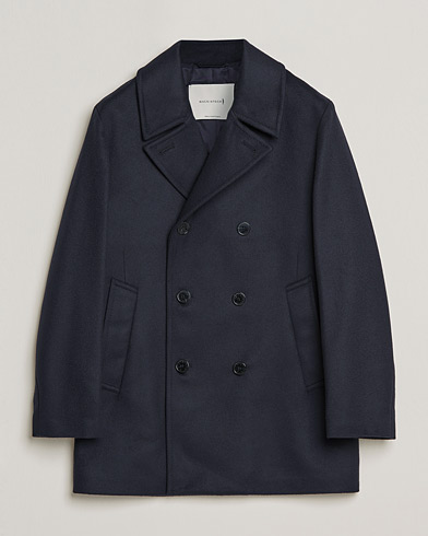 Herren | Minimalistische Jacken | Mackintosh | Dalton Wool/Cashmere Peacoat Navy