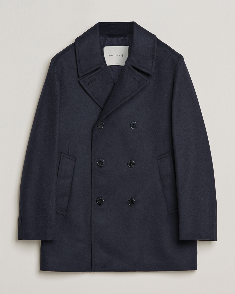 Herren | Cabans | Mackintosh | Dalton Wool/Cashmere Peacoat Navy