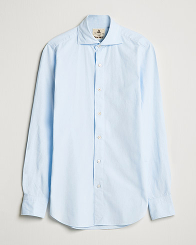 Herren | Italian Department | Finamore Napoli | Tokyo Slim Original Chambray Shirt Light Blue