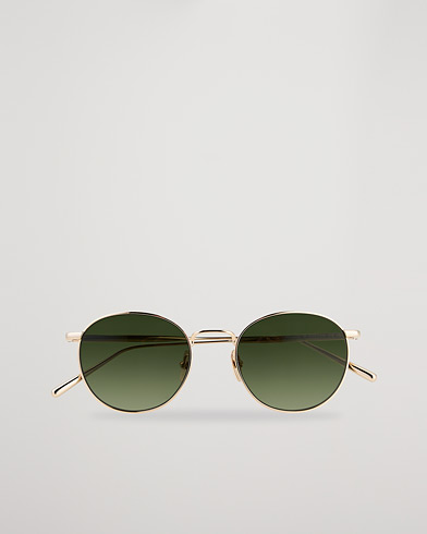 Herren | Sonnenbrillen | CHIMI | Round Polarized Sunglasses Gold/Green