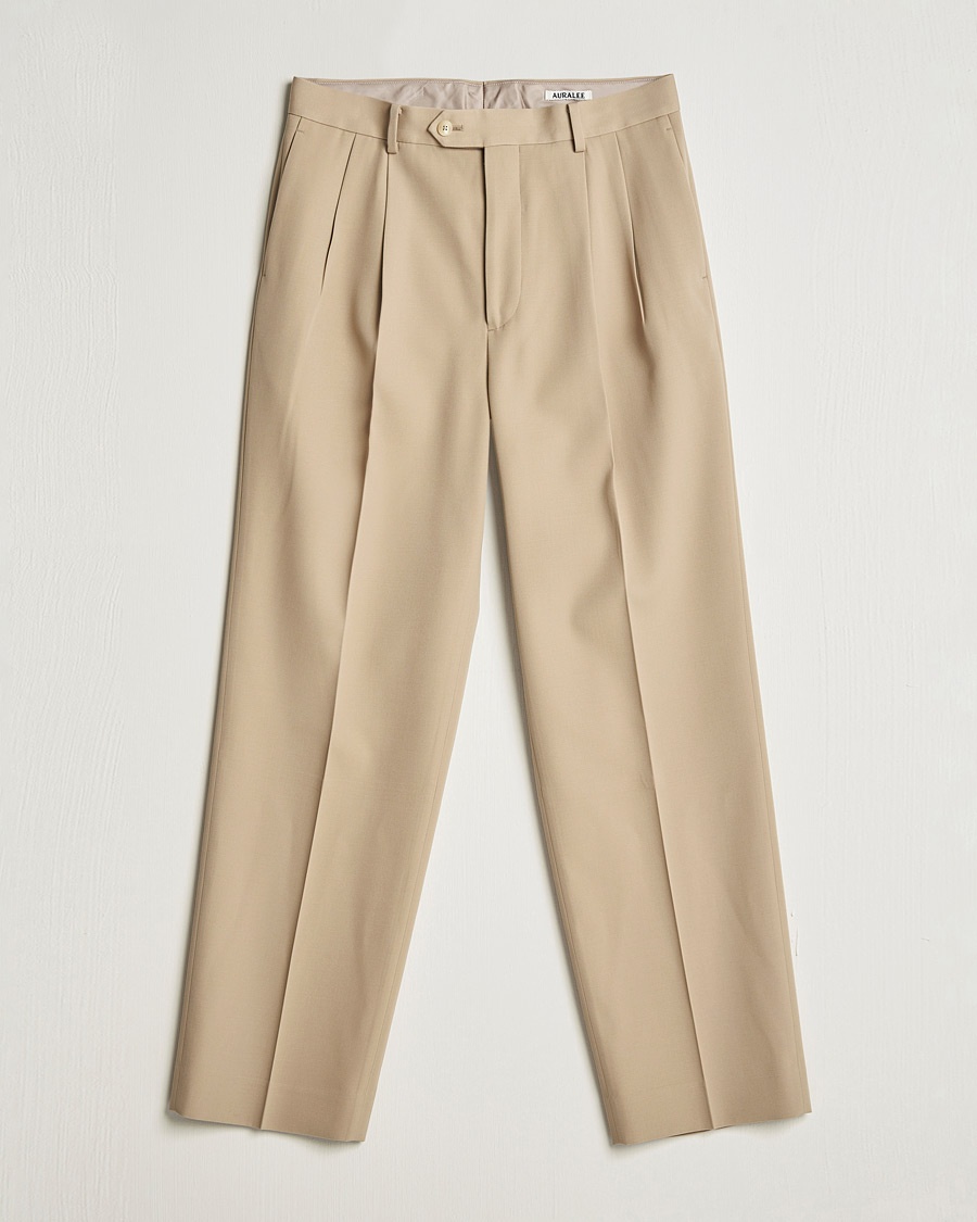 AURALEE - LIGHT WOOL MAX GABARDINE TWO-TUCK SLACKSの通販 by F's shop｜オーラリーならラクマ