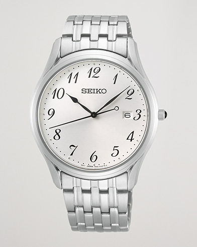 Herren | Uhren | Seiko | Classic Date 39mm Steel White Dial