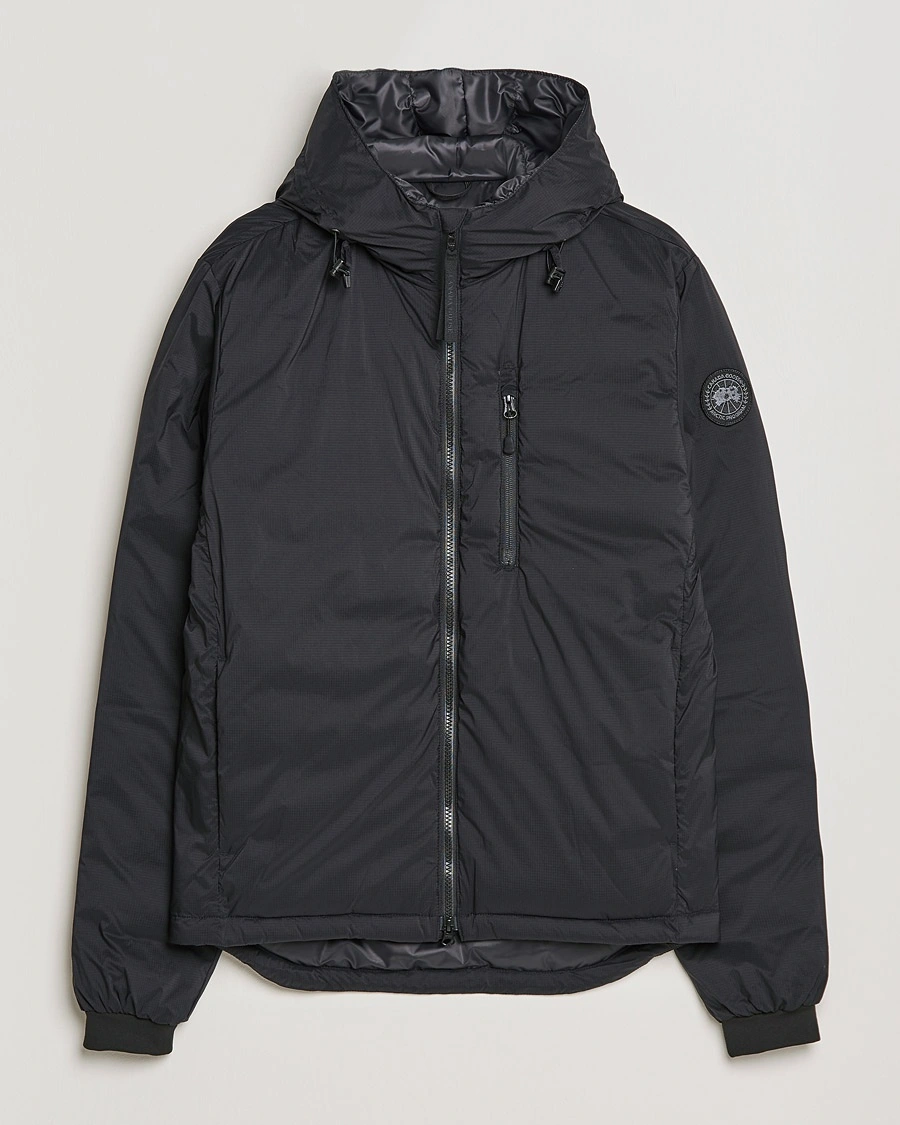 Herren | Light-Weight-Steppjacken | Canada Goose Black Label | Lodge Hoody Black