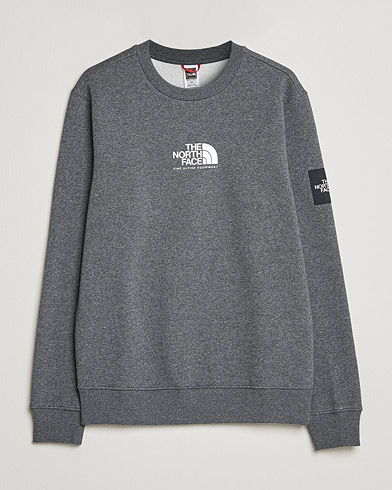Herren | Graue Sweatshirts | The North Face | Fine Crew Neck Sweatshirt Grey Heather