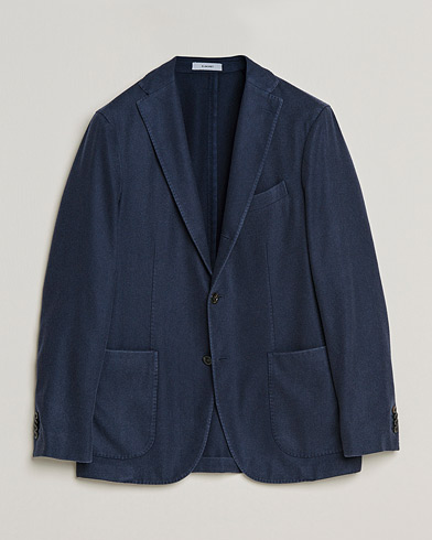 Herren | Sakkos | Boglioli | K Jacket Garment Dyed Cashmere Blazer Dark Blue