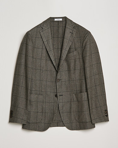 Herren | Sakkos | Boglioli | K Jacket Wool Check Blazer Brown