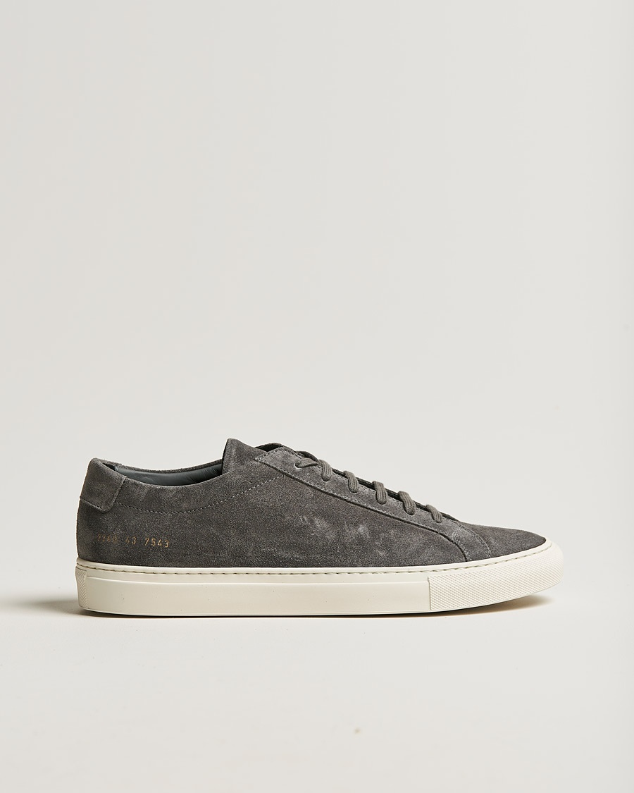 Herren | | Common Projects | Original Achilles Suede Sneaker Charcoal