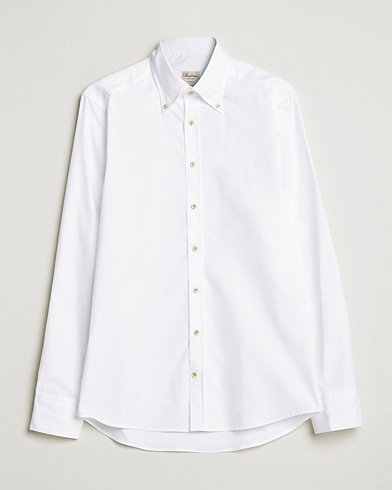 Herren |  | Stenströms | Slimline Button Down Pinpoint Oxford Shirt White