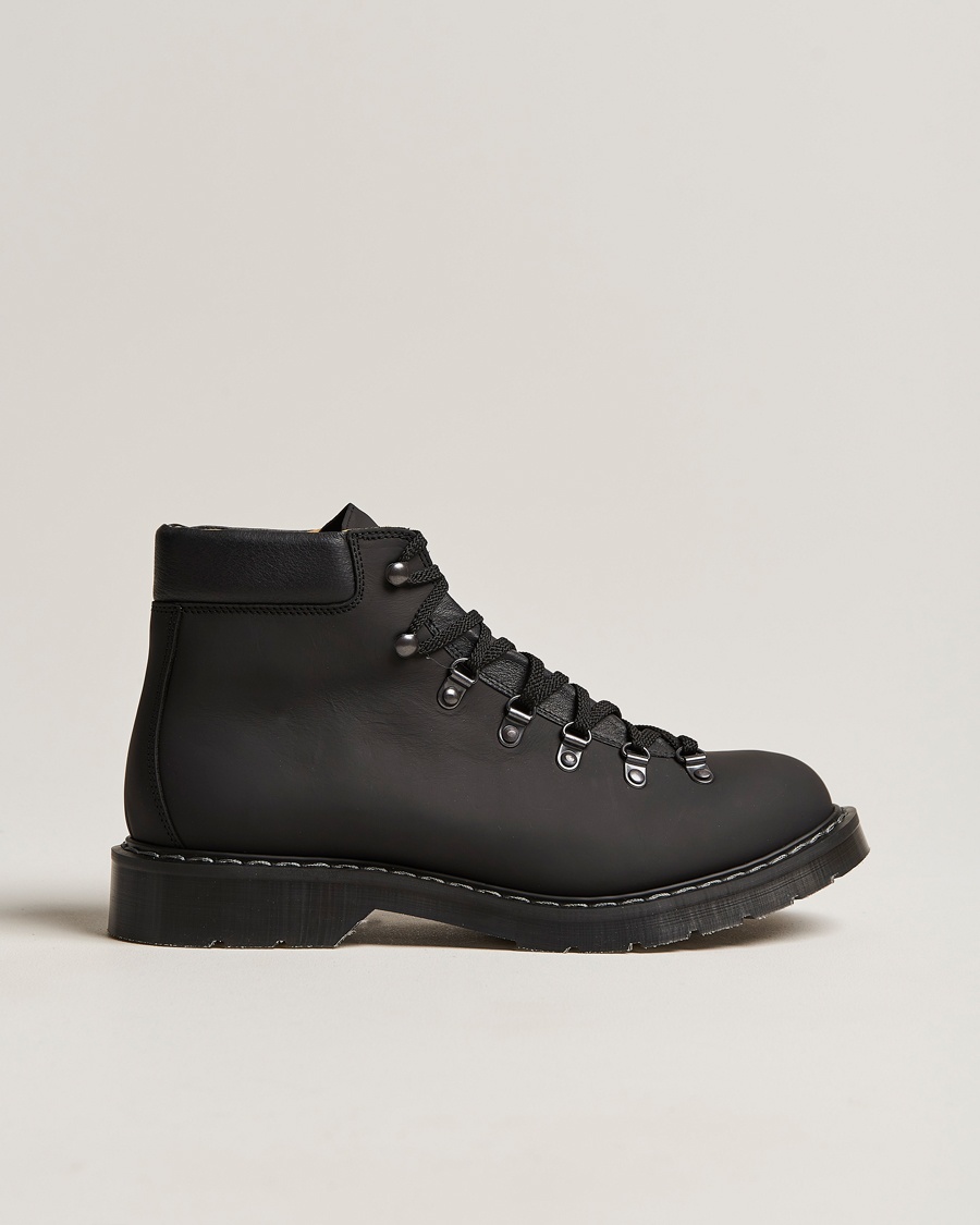 Herren | Schnürboots | Solovair | Urban Hiker Boot Black Waxy
