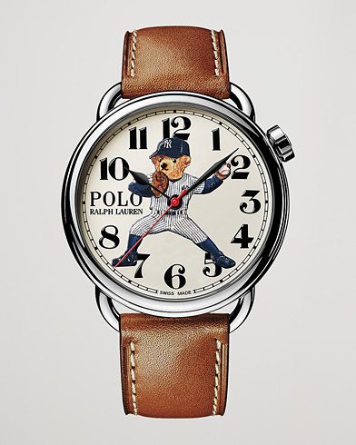 Herren | Uhren | Polo Ralph Lauren | 42mm Automatic Yankee Bear White Dial 