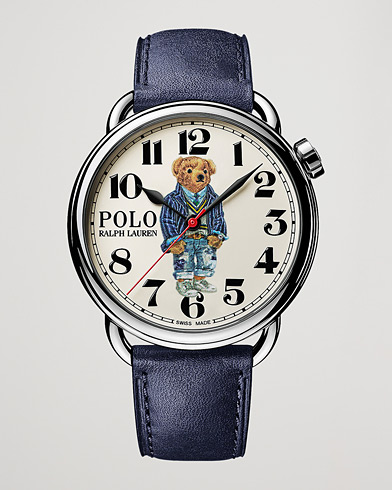 Herren | Fine watches | Polo Ralph Lauren | 42mm Automatic Cricket Bear White Dial 