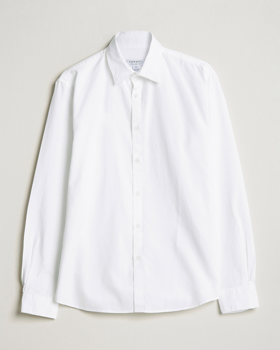 Herren | Oxfordhemden | Sunspel | Casual Oxford Shirt White