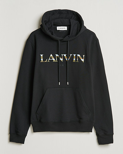 Herren | Lanvin | Lanvin | Curb Logo Hoodie Black