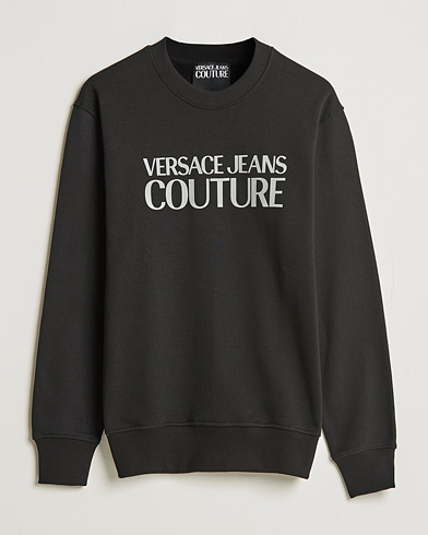 Herren | Pullover | Versace Jeans Couture | Logo Sweatshirt Black/Silver